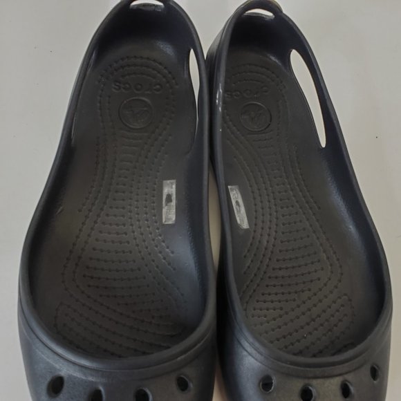 CROCS Kadee Womens Slip On Flats Comfort Shoes, Black 205077 - Sz 7. - Picture 6 of 11